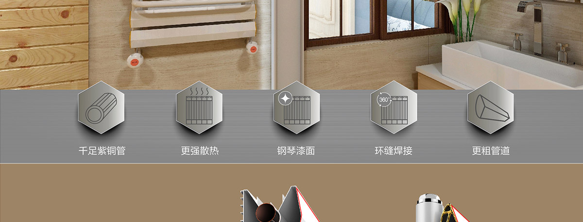 銅鋁復合暖氣片